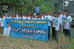 Petani Ikan Lele Kabupaten Semarang Deklarasi Dukung Gus Muhaimin Jadi Capres