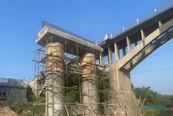 2 Tahun Tak Selesai, Proyek Jembatan Ganefo Sragen Ditarget Rampung 2023
