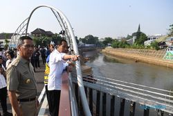 Resmikan Sodetan Ciliwung, Jokowi Sebut 6 Kelurahan di Jakarta Tak Banjir Lagi