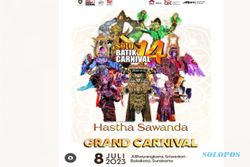 Besok, Jl Slamet Riyadi Dibuka Tutup untuk Jalur Solo Batik Carnival 2023