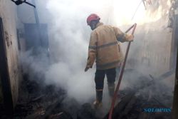 Gegara Puntung Rokok di Kasur, Rumah Warga Banyudono Boyolali Dilanda Kebakaran