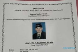 Eks Wabup Klaten Samiadji Tutup Usia, Ini Ungkapan Belasungkawa Sri Mulyani