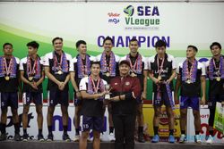 Tim Voli Putra Indonesia Juara SEA V League 2023, Menpora Apresiasi PBVSI