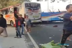 Bus Sugeng Rahayu dan Bus Eka Adu Banteng di Ngawi, 4 Orang Meninggal Dunia