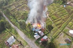 Tower BTS Dibakar KKB, Telkomsel Belum Tahu Kapan Bisa Diperbaiki