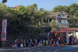 Gratis Sepekan, BRT Trans Jateng Solo-Wonogiri Diserbu Penumpang Antre Mengular
