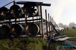 Kandang Ternak di Teras Boyolali Terbakar, Belasan Ribu Ayam Mati Terpanggang
