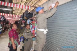 Tunggak Retribusi, 63 Kios & Ratusan Los di Pasar Tradisional Semarang Disegel