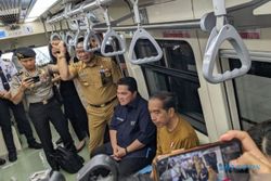 Tiga Kali Menjajal, Presiden Jokowi Sebut LRT Jabodebek Nyaman