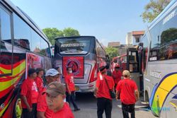 Hadiri Jatidiri Calling, 883 Kader PDIP Klaten Berangkat ke Semarang