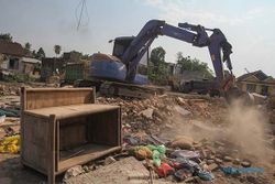 Pembongkaran Rumah Terdampak Proyek Jalan Tol Solo-Jogja di Mlati Sleman