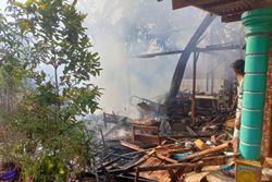 Gegara Selang Elpiji Bocor, Dapur Rumah Warga Wonoharjo Wonogiri Ludes Terbakar