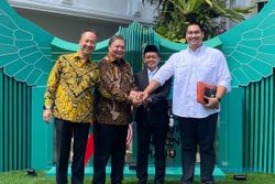 Ini Momen Empat Menteri Golkar di Kabinet Jokowi Berfoto Konsolidasi