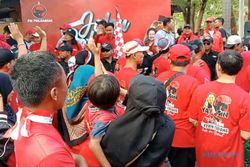 Sebanyak 12.227 Kader PDIP Solo Ikuti Jalan Sehat di Dapil III Solo