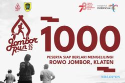 Jombor Run 2023, 1.000-an Orang Berlari 5,7 Km Kelilingi Rawa Jombor Klaten
