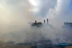 2,5 Hektare Lahan Eks Pabrik Gula Ceper Klaten Terbakar, Hampir Kena Permukiman