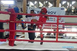 2 Atlet Kota Solo Lolos ke Babak Final Kickboxing Porprov Jateng 2023