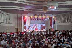 Relawan Prabu Deklarasi di Semarang, Prabowo & Budiman Sudjatmiko Hadir