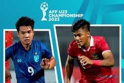Hasil Semifinal Piala AFF U-23: Indonesia Gebuk Thailand 3-1 di Babak Pertama