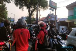 Kader PDIP Mulai Berdatangan, Sejumlah Ruas Jalan di Semarang Macet
