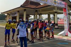 Emas Pertama Porprov Jateng 2023 untuk Kota Solo Disumbangkan Tim Sepatu Roda