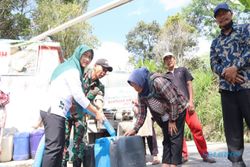 RSCH Klaten Salurkan Bantuan 10 Tangki Air Bersih ke Lereng Gunung Merapi
