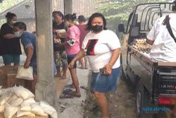 Salurkan Bantuan Kebakaran TPA Putri Cempo Solo, Bolone Mase: Waduh Ngeri