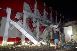 Dampak Gempa M 6,2 Maluku Utara, GOR Wolter Monginsidi di Manado Rusak