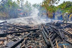 1 Unit Rumah di Burikan Cawas Klaten Ludes Terbakar, Diduga Akibat Korsleting