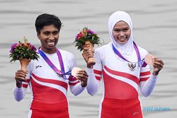 Atlet Dayung Putri Indonesia Sumbang Medali Pertama Asian Games Hangzhou
