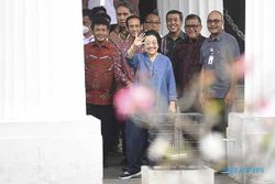 Megawati Tinjau Kondisi Museum Nasional di Jakarta Pascakebakaran