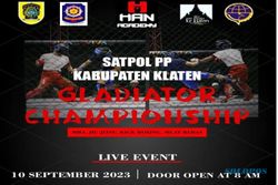 Atasi Kejahatan Jalanan Klitih, Satpol PP Klaten Gelar Gladiator Championship