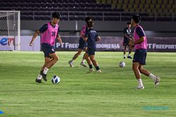 Uji Coba Lapangan Timnas Taiwan Jelang Kualifikasi Piala Asia U-23 di Solo