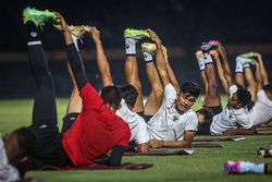 Latihan Perdana Timnas U-23 di Sriwedari Solo Jelang Kualifikasi Piala Asia