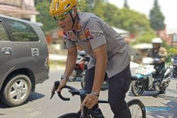 Ada Tugas Dadakan, Kapolres Karanganyar Nyerah di KM 33 Jelajah Cycling Series