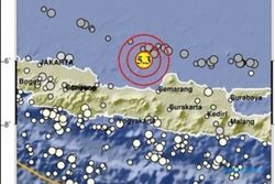 Gempa M 5,3 Guncang Laut Jawa Utara Jepara
