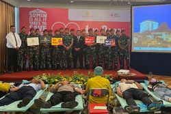 80 Peserta Ikuti Donor Darah di The Sunan Hotel Solo