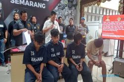 Bacok Pemuda, 4 Anggota Geng di Semarang Diciduk Polisi