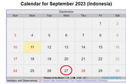Maulid Nabi Muhammad Tanggal 27 atau 28 September 2023, Ini Info Jelasnya!