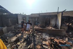 Kebakaran di Bringin Semarang, 2 Rumah & 1 Kandang Kambing Ludes