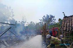 Rumah Dihuni 2 Orang Lansia di Burikan Cawas Klaten Ludes akibat Kebakaran