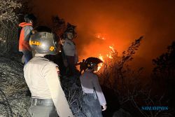 Polda Jateng: 88 Pendaki Dievakuasi dalam Kebakaran di Gunung Sumbing