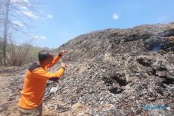 Hampir 2 Bulan, Kebakaran di TPA Sampah Ngadirojo Wonogiri Tak Kunjung Padam