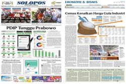 Solopos Hari Ini : PDIP Tunggu Prabowo