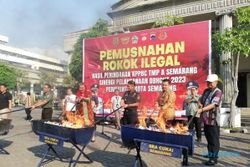 Bea Cukai Semarang Musnahkan Rokok Ilegal Senilai Rp2,69 Miliar