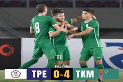 Kualifikasi Piala Asia U-23: Turkmenistan vs Taipei 4-0, Garuda Harus Waspada