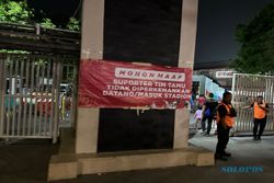 Derbi Jateng, Seribuan Orang Diduga Suporter PSIS Hadir di Stadion Manahan Solo