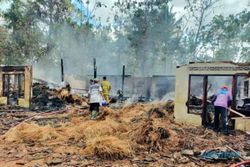 Rebus Pakan Ternak Dekat Jerami, Rumah Warga Pandeyan Wonogiri Ludes Terbakar