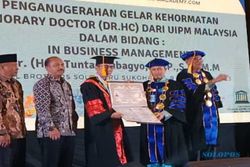 Tuntas Subagyo Dapat Gelar Doktor Honoris Causa dari UIPM Malaysia