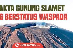 4 Fakta Gunung Slamet Jateng yang Berstatus Waspada
